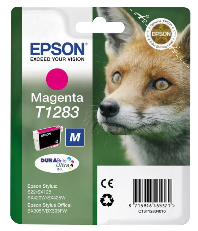 Epson Tintenpatrone T1283, Magenta – für Inkjetdrucker/Multifunktionsgeräte