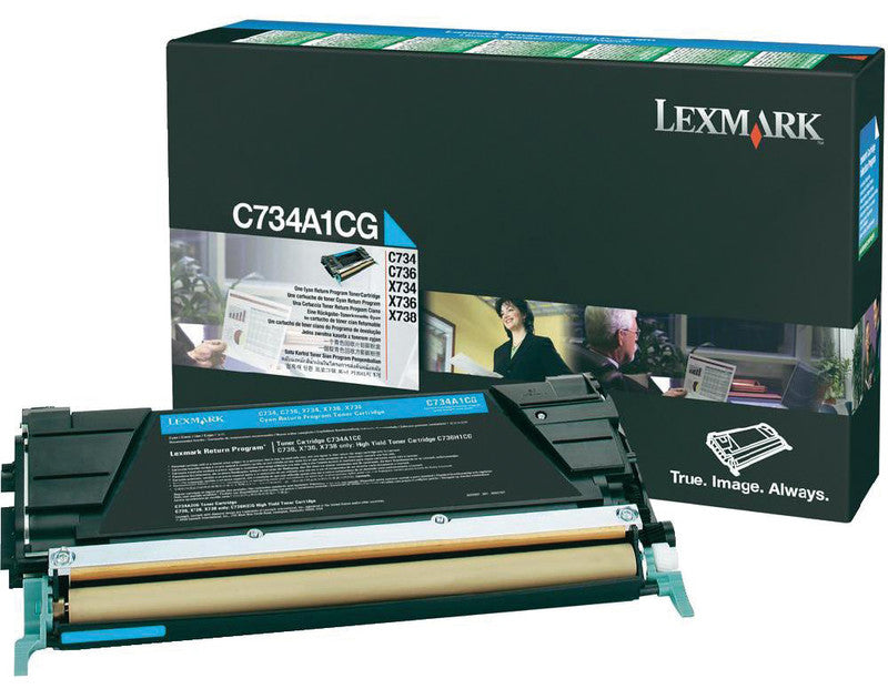 Lexmark Toner – cyan, 6000 Seiten