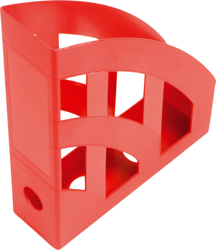 Helit The Bridge Stehsammler – für Format C4, 75 mm, rot, Kunststoff