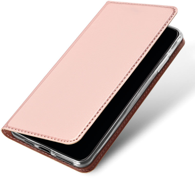 Dux Ducis Booklet-Hülle Skin Pro – für Apple iPhone 11 Pro Max – Roségold – mit Kartenfach, Magnetverschluss