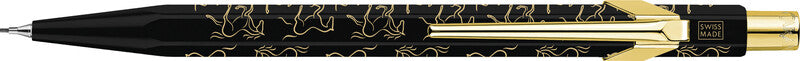 Caran d-Ache Caran d'Ache 849 Horse Special Edition Druckbleistift – 0,5 mm – Aluminium – Schwarz