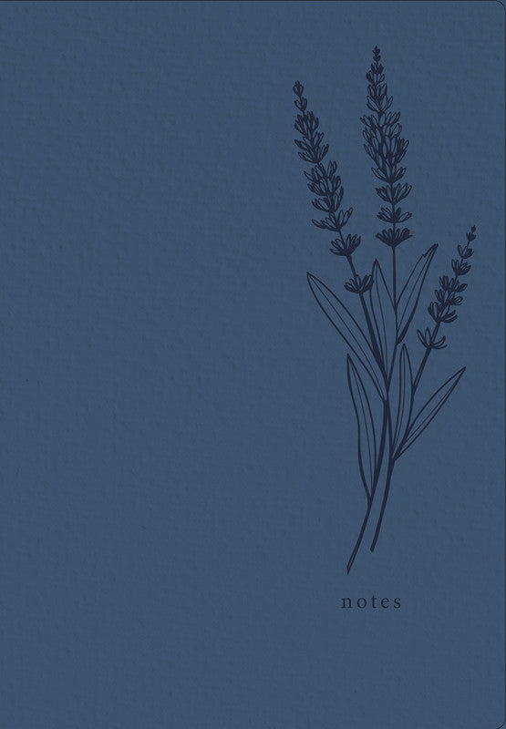 Natur verlag Notizbuch – A5 – 80 g/m² – gebunden, abgerundete Ecken, blaues Lesebändchen – Lavendel – FSC
