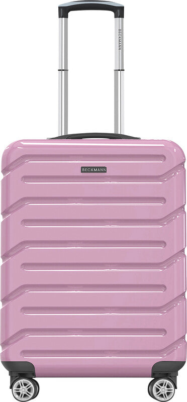 Beckmann Trolley – Hartschale PC/ABS, 4 Doppelrollen, mit TSA, Altrosa, 39 × 55 × 21 cm