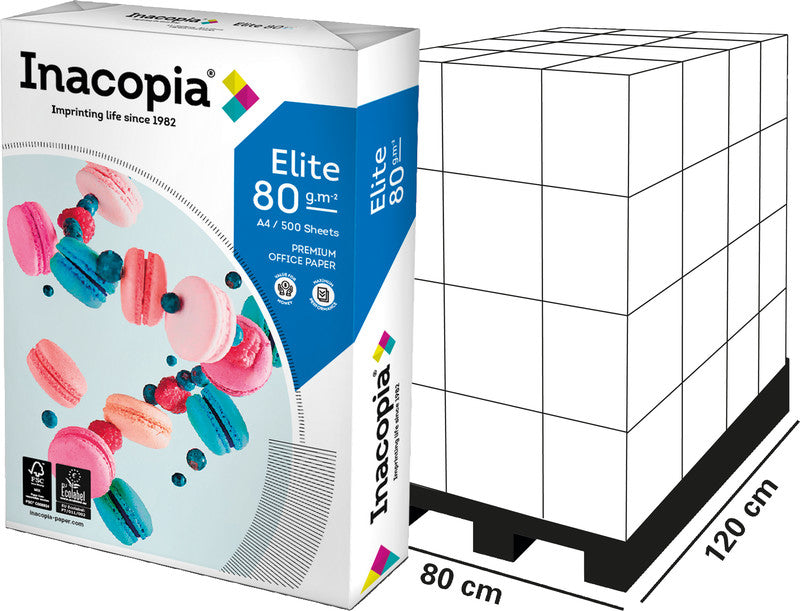 Scaldia Kopierpapier – A4, 80 g/m², weiss – für Inkjet/Laser/Kopierer – FSC – 500 Blatt