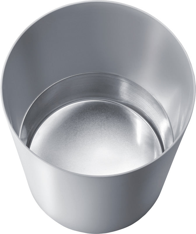 Zwingo Sicherheitspapierkorb – 20 l – Kunststoff, Silber – TÜV – Ø 280 × H 340 mm