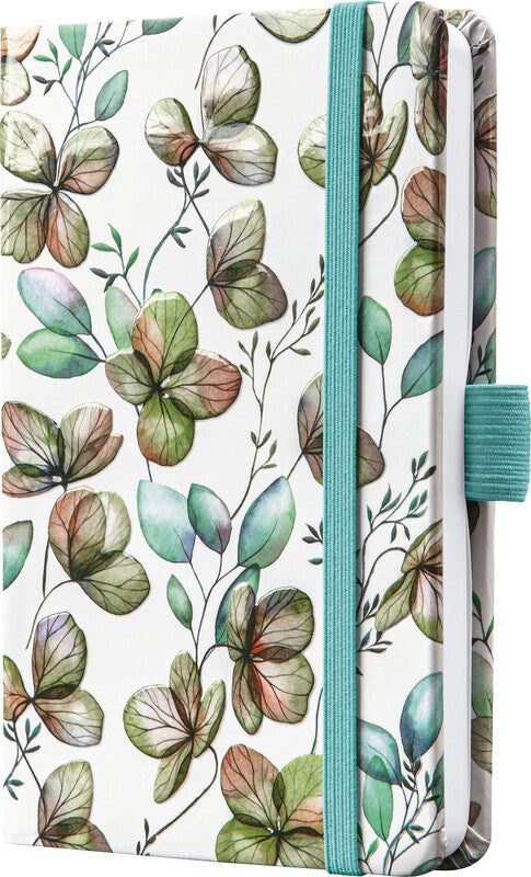 Sigel JOLIE Agenda – 1 Woche/2 Seiten, gebunden, A6, 2027, Clover Seafoam, FSC