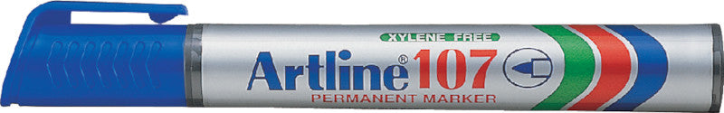 Artline Permanentmarker für Karton, Glas, Porzellan u. a. – Blau