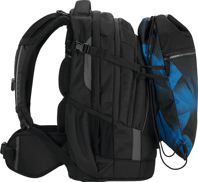 Coocazoo Sportbeutel – 10 l, Motiv Electric Ice, wasserabweisend, 34 × 43 cm