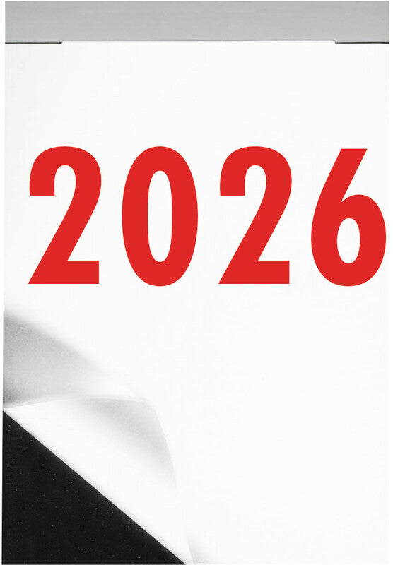 Biella Abreisskalender 2026 – 6,5 × 9,8 cm – 1 Tag/Blatt – d/f/i