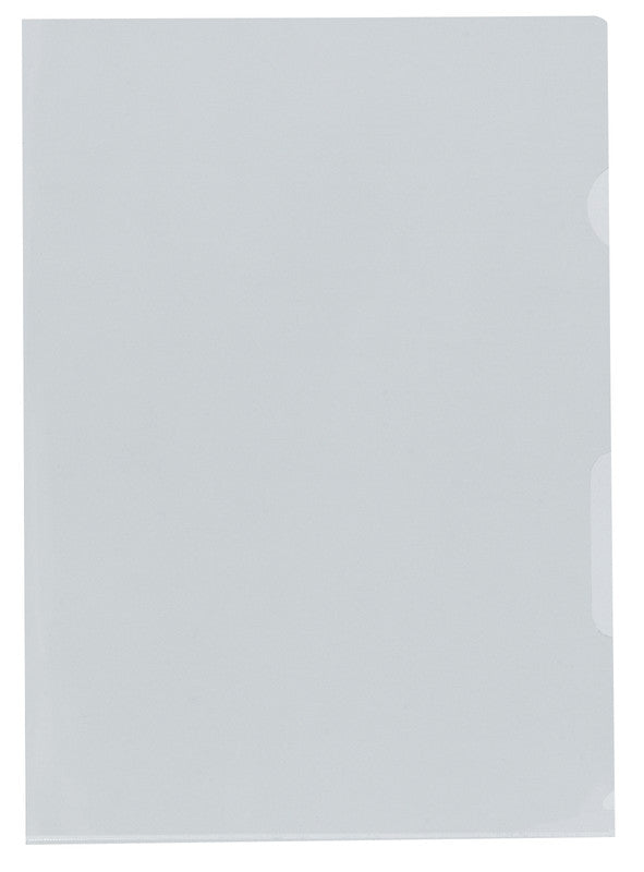 Kolma Sichtmappe A4 – transparent, Kunststoff, glänzend, 130 µm, 10er-Pack