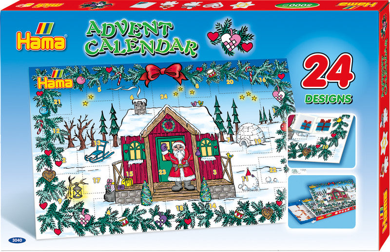Hama Adventskalender – ab 5 Jahren – ca. 5000 Perlen – 430 × 275 × 40 mm