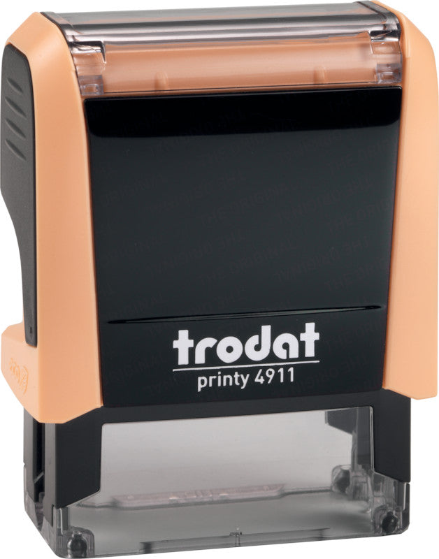Trodat Motivstempel Printy 4911 – Motiv: zum Selbersetzen, mit schwarzem auswechselbarem Stempelkissen