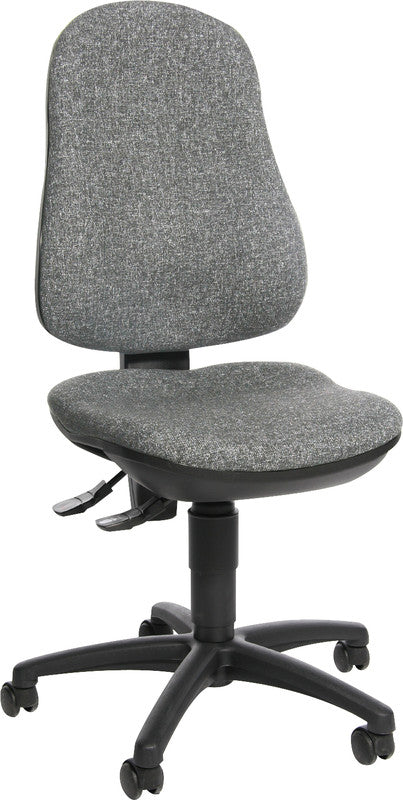 Topstar Bürostuhl Point 70 – 45 × 44 × 41–53 cm, 110 kg, grau
