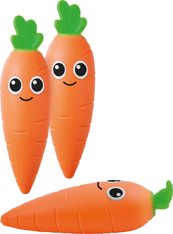 Trendhaus Happy Spring Time Stressball Karotte – 5 × 16 × 4,5 cm, orange, Kunststoff