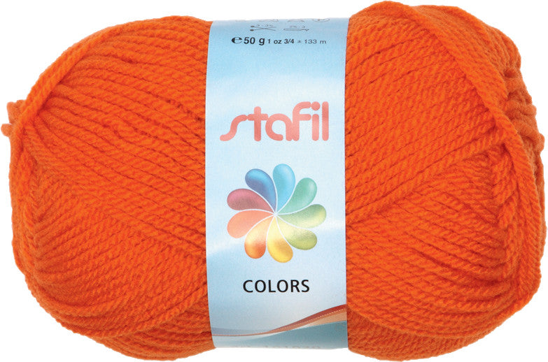 Stafil Schulwolle, Acryl, Orange