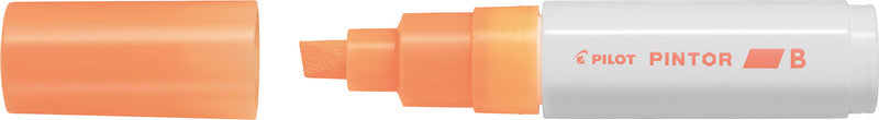 Pilot Pigment-Marker – Keilspitze 8 mm – Neonorange – Für dunkle Oberflächen geeignet
