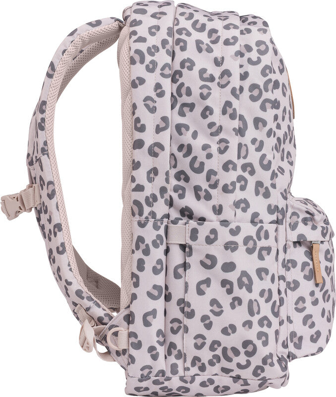 Beckmann Rucksack City – Leopard – aus recycelten PET-Flaschen (rPET)
