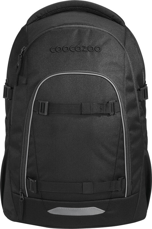 Coocazoo Rucksack Mate – Black Coal – 30,0×46,0×23,0 cm, 30 l – aus 100% recyceltem rPET