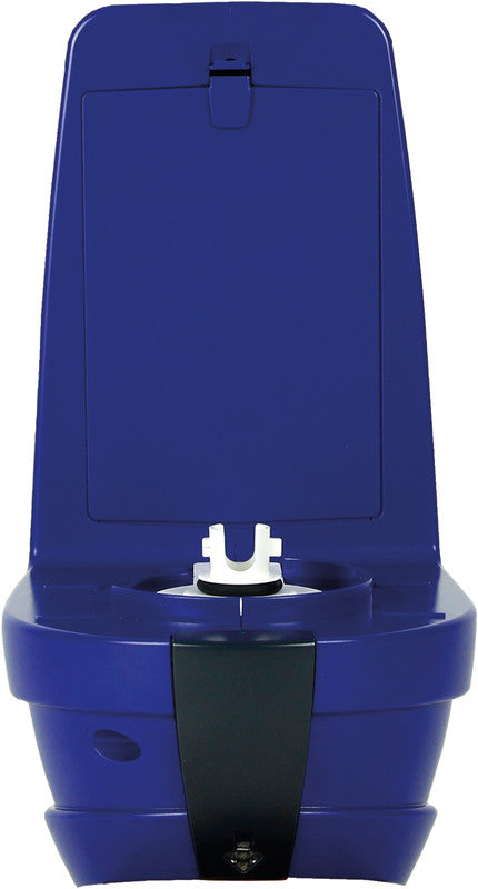 Dreumex One2Clean – Seifenspender, Kunststoff, Blau, B 155 × H 285 × T 180 mm
