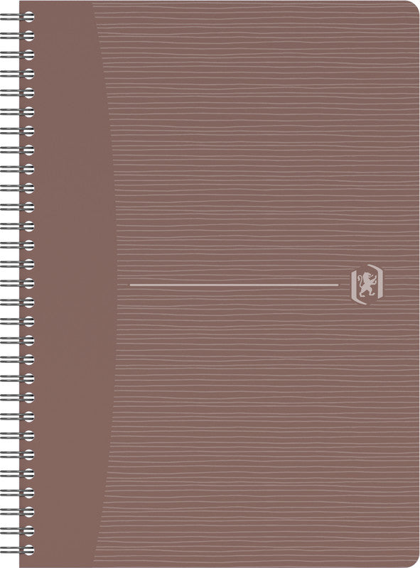 Oxford Collegeblock A5, kariert 5 mm, Spiralbindung, 90 Blatt, 90 g/m² – weiss, für SCRIBZEE App