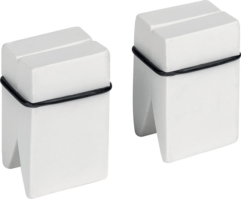 Walther Fotohalter – Polyresin, weiss, 29 × 45 mm