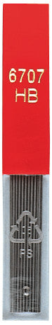 Caran d-Ache Caran d'Ache Bleistiftminen für 849, 888 Infinite, Ecridor + 3 weitere – grau, 0,7 mm, HB, 12 Stk.