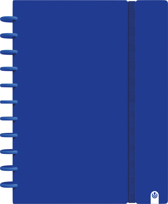 Carchivo Spiralblock A4, liniert, 80 Blatt, 100 g/m² – blau