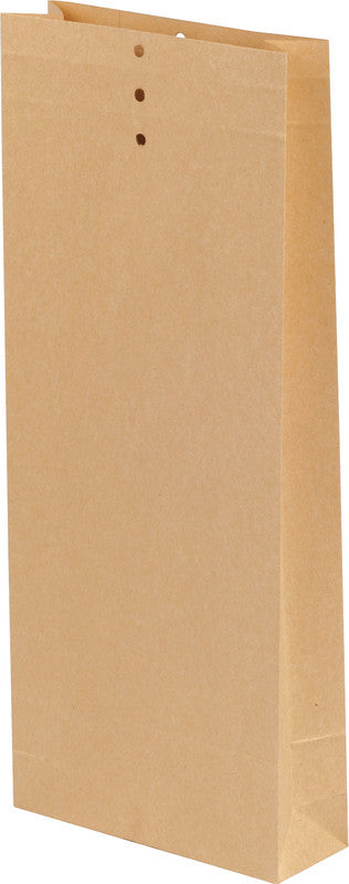 Elco Mustertüte (Klotzboden) – 140 × 345 × 50 mm, Lochung, Braun – 250 Stück