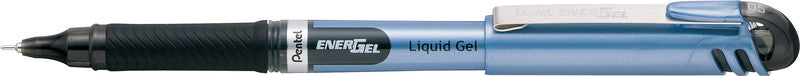 Pentel EnerGel Extra Fine Gelschreiber – schwarz, 0,5 mm, Kappe