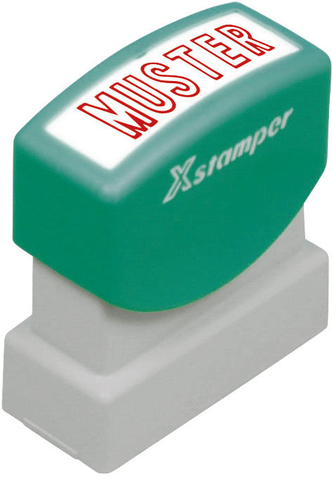 X-stamper Motivstempel – Motiv: Muster, selbstfärbend, Kunststoff, 13 × 42 mm
