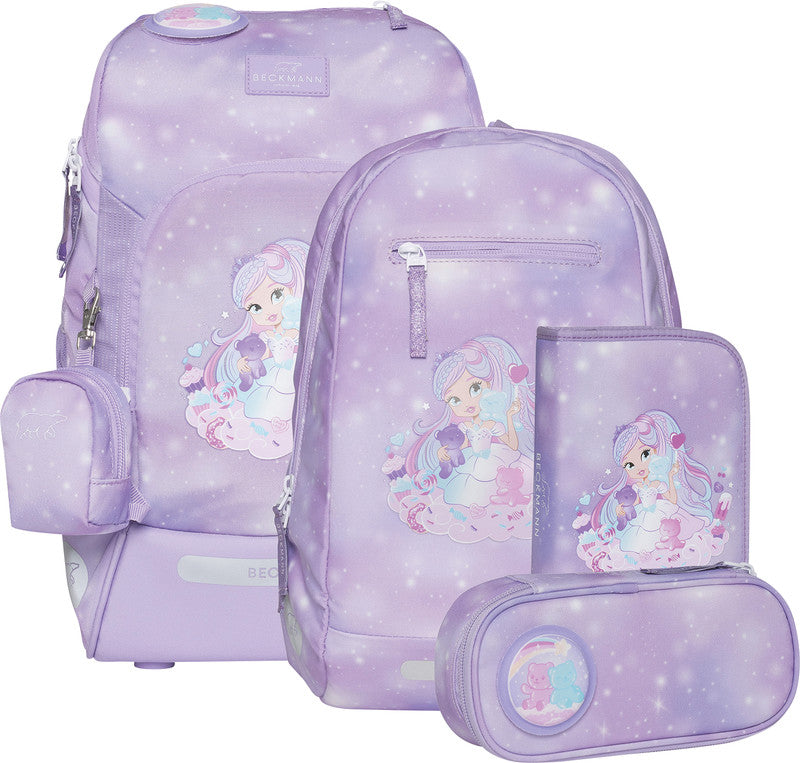 Beckmann Schulrucksack-Set – 6-teilig – Candy