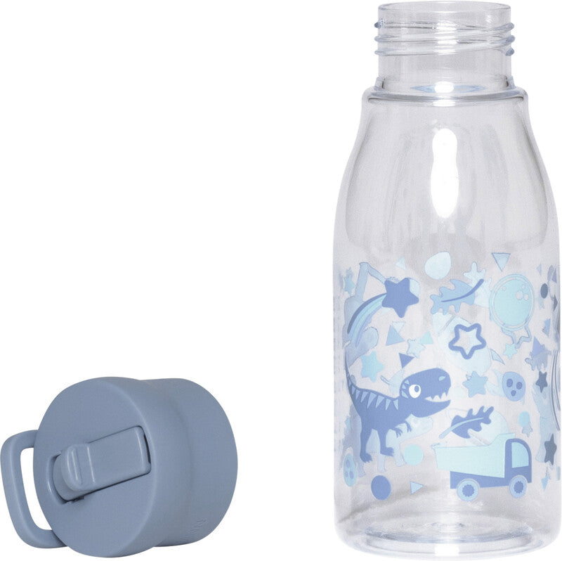 Beckmann Trinkflasche – 4 dl – Kunststoff, Druckverschluss, auslaufsicher, BPA-frei – Blau