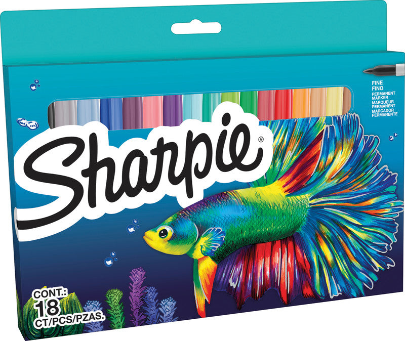 Sharpie Permanent Marker – sortiert, 18 Stück
