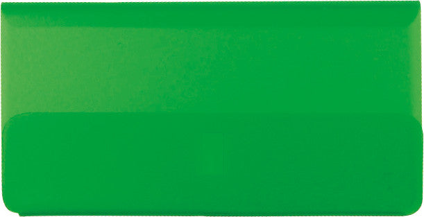 Connect Hängemappen-Klarsichthülsen – 60 × 31 mm, Grün, 25er-Pack