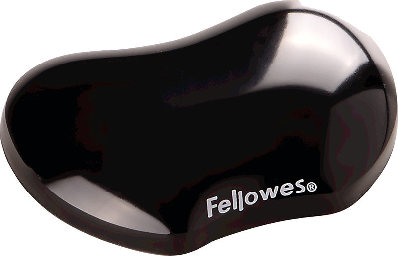 Fellowes Maus-Handgelenkauflage – Crystals Flex – Gel, abwaschbar – 124×87×20 mm – schwarz