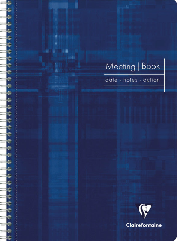 Clairefontaine Spiralblock A4, liniert, 80 Blatt, perforiert, 90 g/m² – farbig sortiert