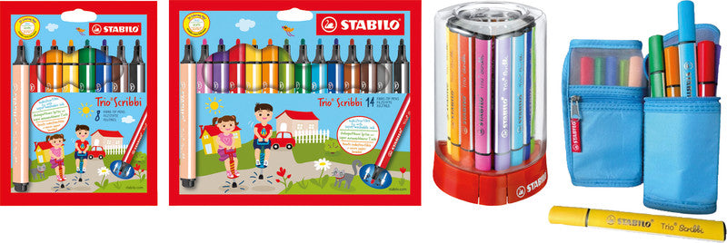 STABILO Filzstifte, Strichbreite 1,5–2 mm, 14 Farben