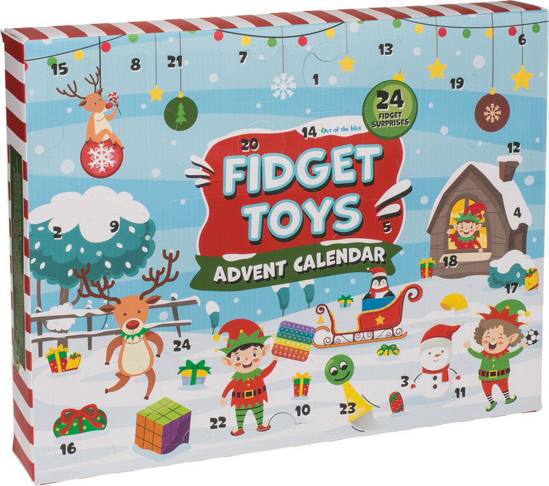 Out oft the blue Out of the Blue Adventskalender Weihnachten – 65 × 42 × 4 cm, Karton, zum Aufstellen
