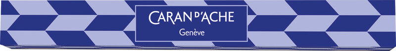Caran d-Ache Caran d'Ache 849 MOSAIC Special Edition Kugelschreiber – Schwarz, Spitze 1 mm, Druck, Aluminium, Blau