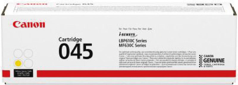 Canon Toner CRG-045 – gelb, 1300 Seiten – für Farb-Laserdrucker/Multifunktionsgeräte