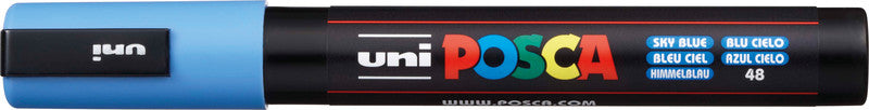 Uni-Ball Non-Permanent-Marker – Rundspitze 1,8-2,5 mm – Himmelblau