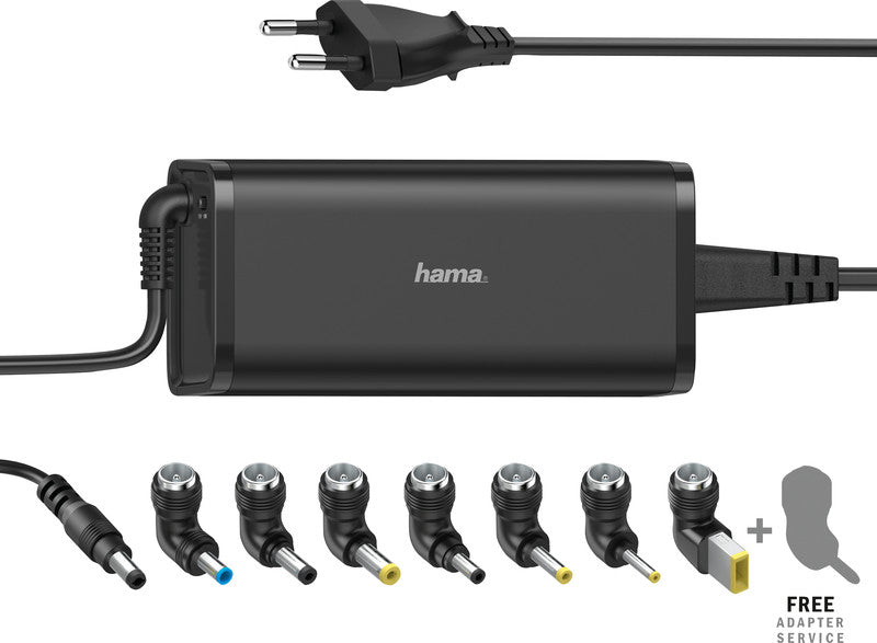 Hama Netzteil – 90 W – für Notebook – Schwarz