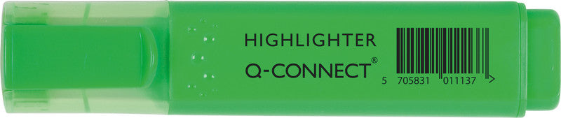 Q-CONNECT Textmarker Grün – Keilspitze, 1–5 mm