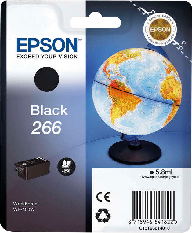 Epson Tintenpatrone 266, Schwarz, 5,8 ml