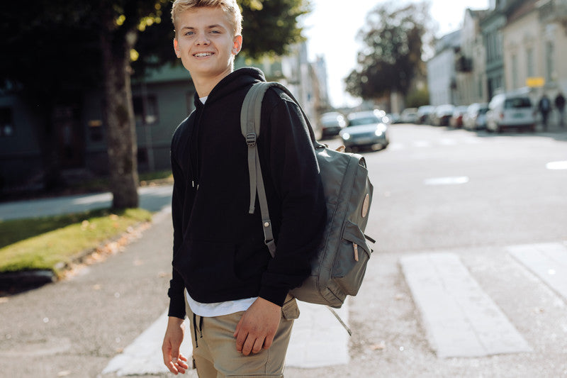 Beckmann City Light – Notebook-Rucksack – für 13"-Notebook, 20 l, rPET, hellgrün