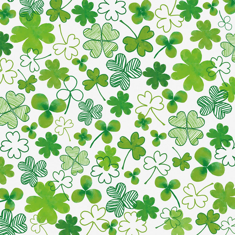 Atelier Servietten Lucky Green – 33 × 33 cm – 3-lagig, Tissue – 20 Stk.