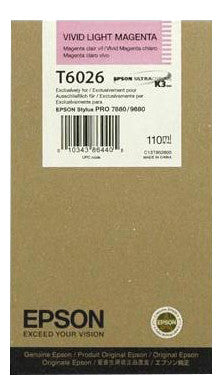 Epson Tintenpatrone T6026, Magenta, ca. 110 ml
