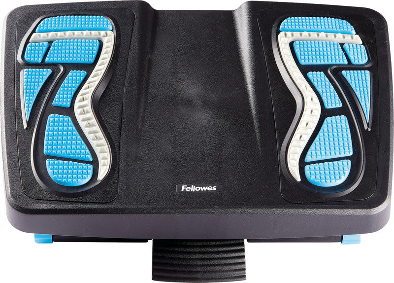 Fellowes Fussstütze Energizer – 45,5 × 33,7 × 13 cm, schwarz/blau