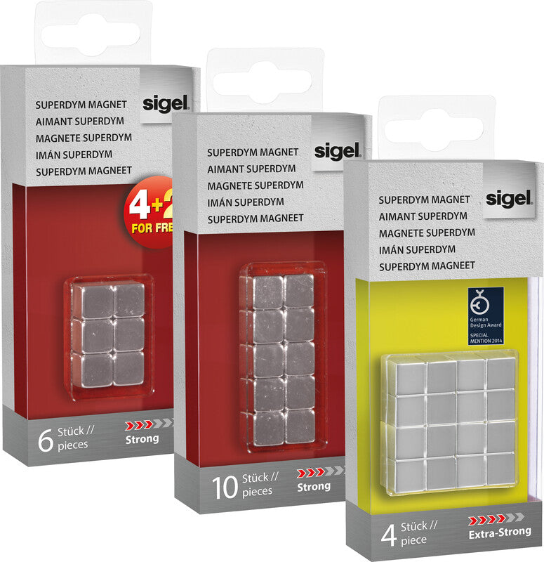 Sigel Starter-Kit – 1 × 1 cm – für Whiteboards – 3-teilig