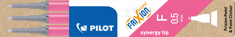 Pilot Rollerpatronen FriXion – pink, 0,5 mm, löschbar, geruchsarm, 3 Stk.
